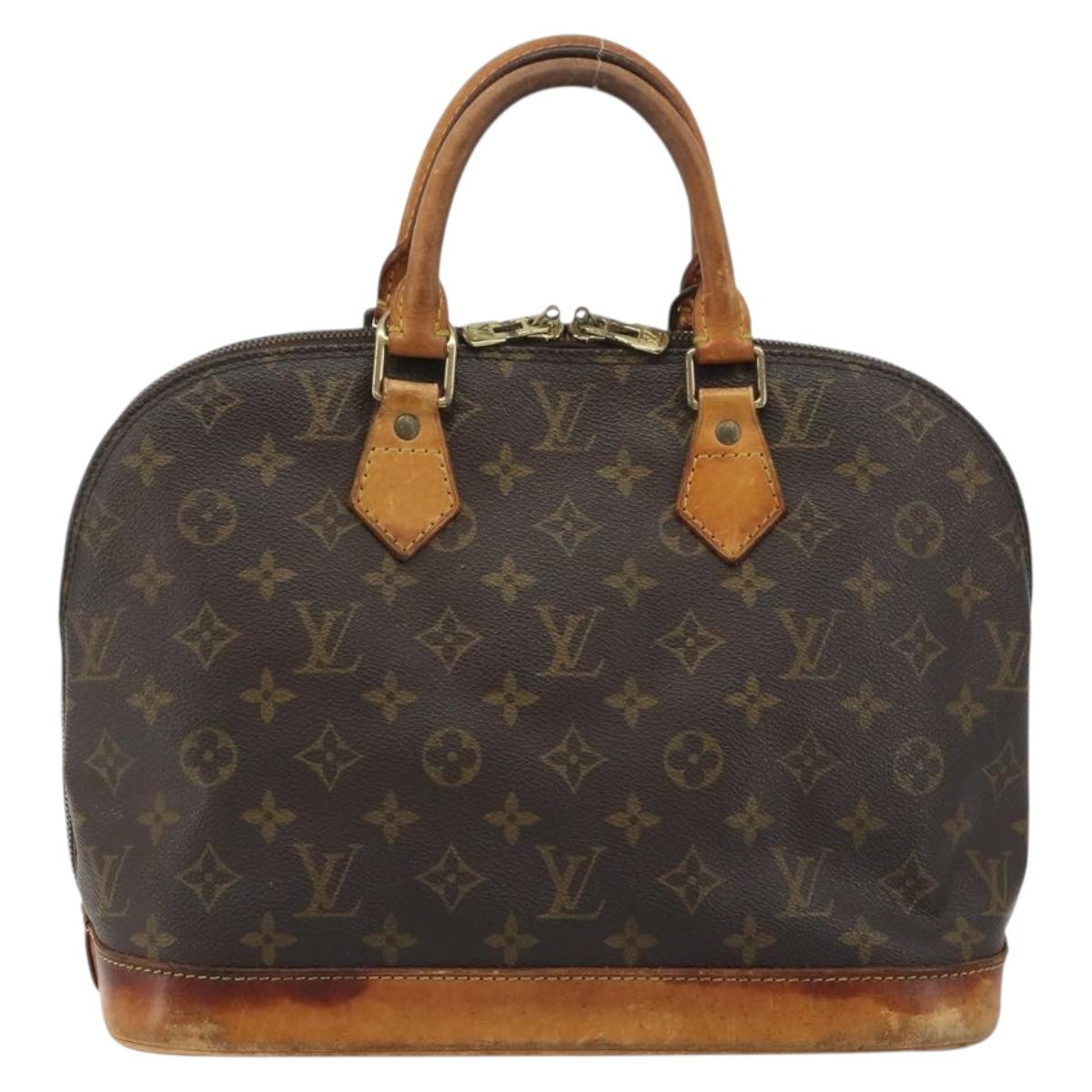 LOUIS VUITTON Monogram Alma Hand Bag M51130 LV Auth 189673
