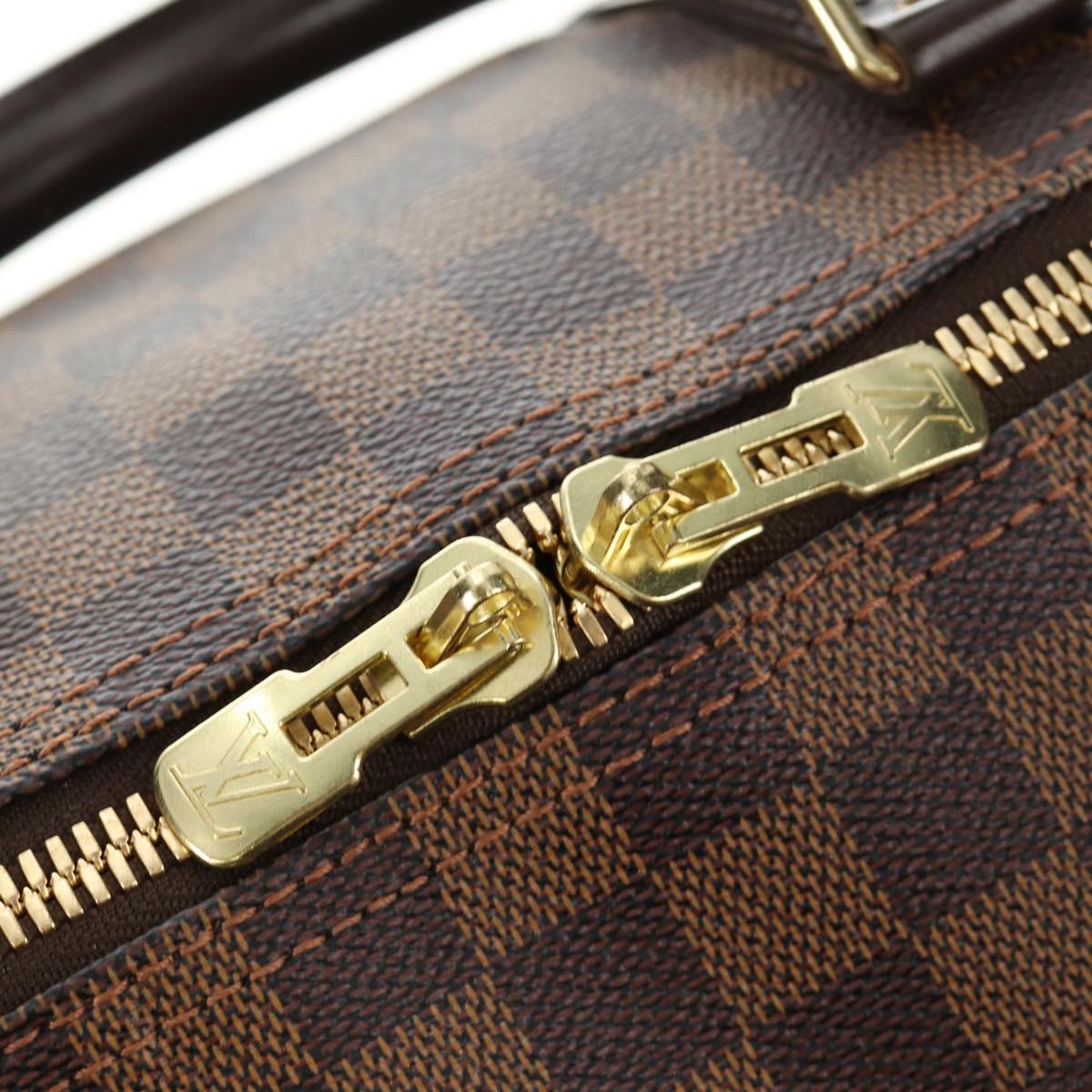 LOUIS VUITTON Damier Ebene Keepall 50 Boston Bag N41427 LV Auth 189675V