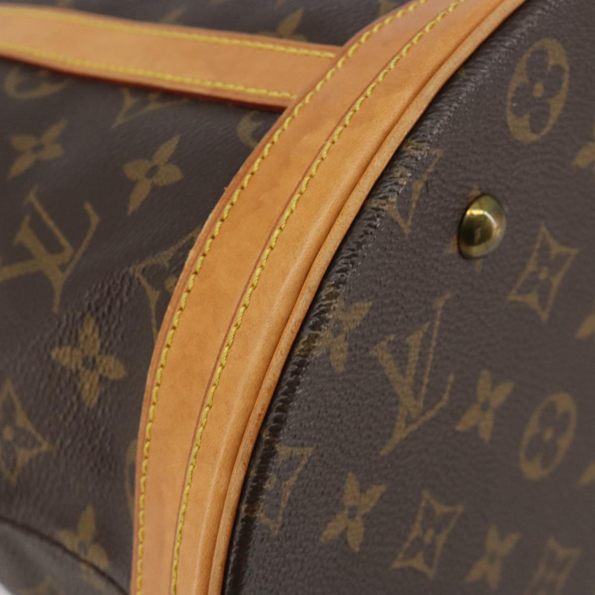 LOUIS VUITTON Monogram Bucket GM Shoulder Bag M42236 LV Auth 189676