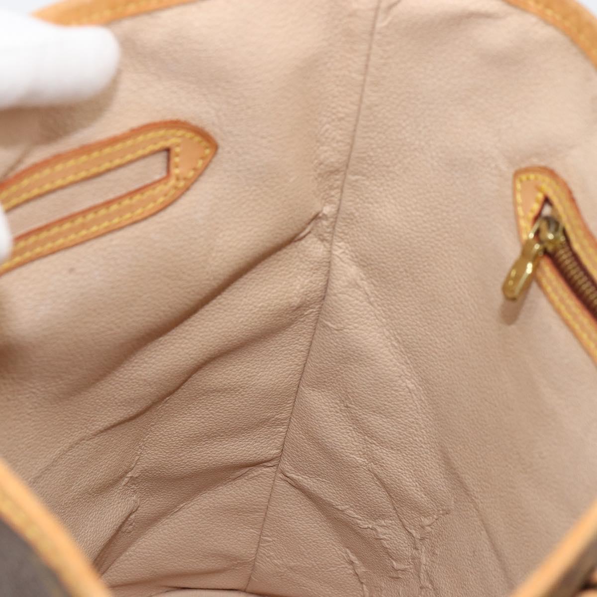 LOUIS VUITTON Monogram Bucket GM Shoulder Bag M42236 LV Auth 189676