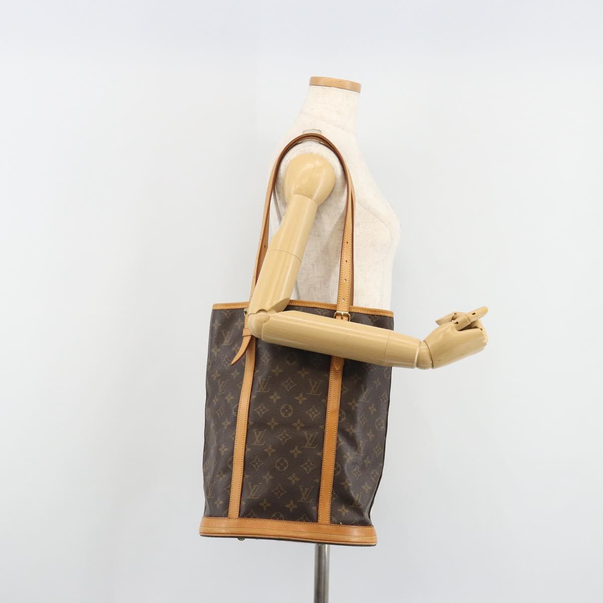 LOUIS VUITTON Monogram Bucket GM Shoulder Bag M42236 LV Auth 189676