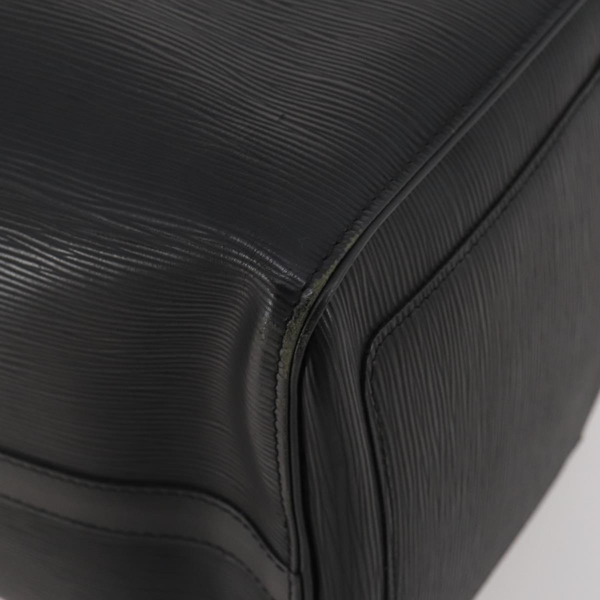 LOUIS VUITTON Epi Keepall 45 Boston Bag Black M42972 LV Auth 189677