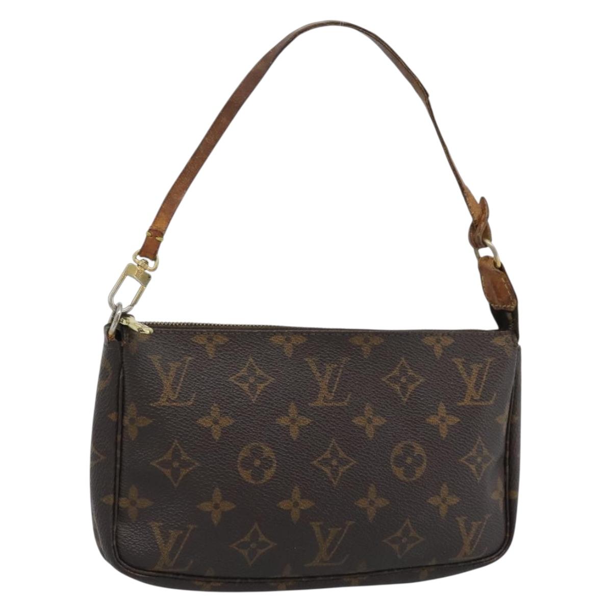 LOUIS VUITTON Monogram Pochette Accessoires Pouch M51980 LV Auth 189687