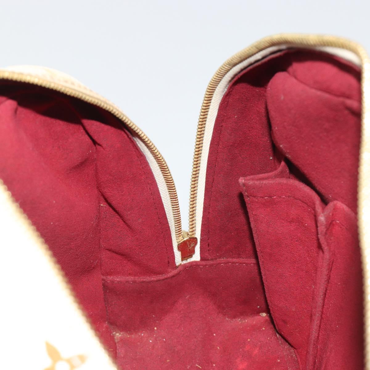 LOUIS VUITTON Monogram Multicolor Trouville Hand Bag White M92663 LV Auth 189689