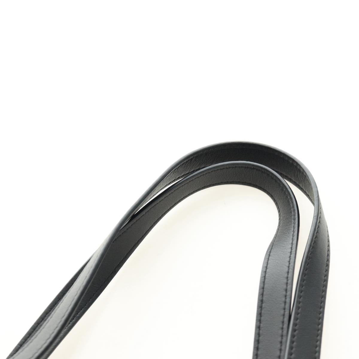 LOEWE Tote Bag Leather Black Auth 189712SV