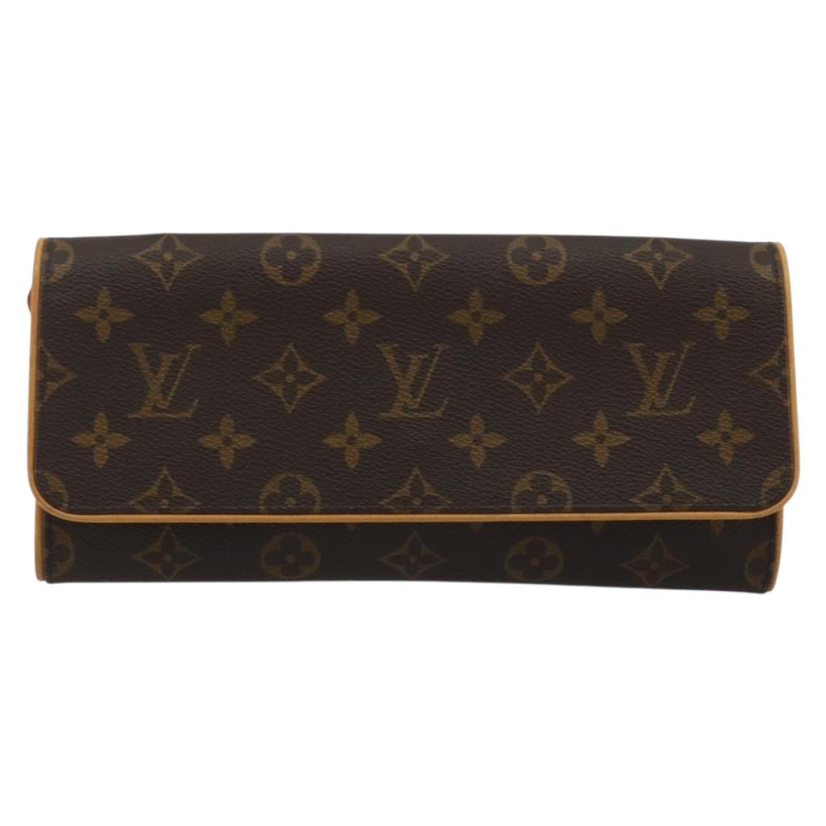 LOUIS VUITTON Monogram Pochette Twin GM Shoulder Bag M51852 LV Auth 189714V