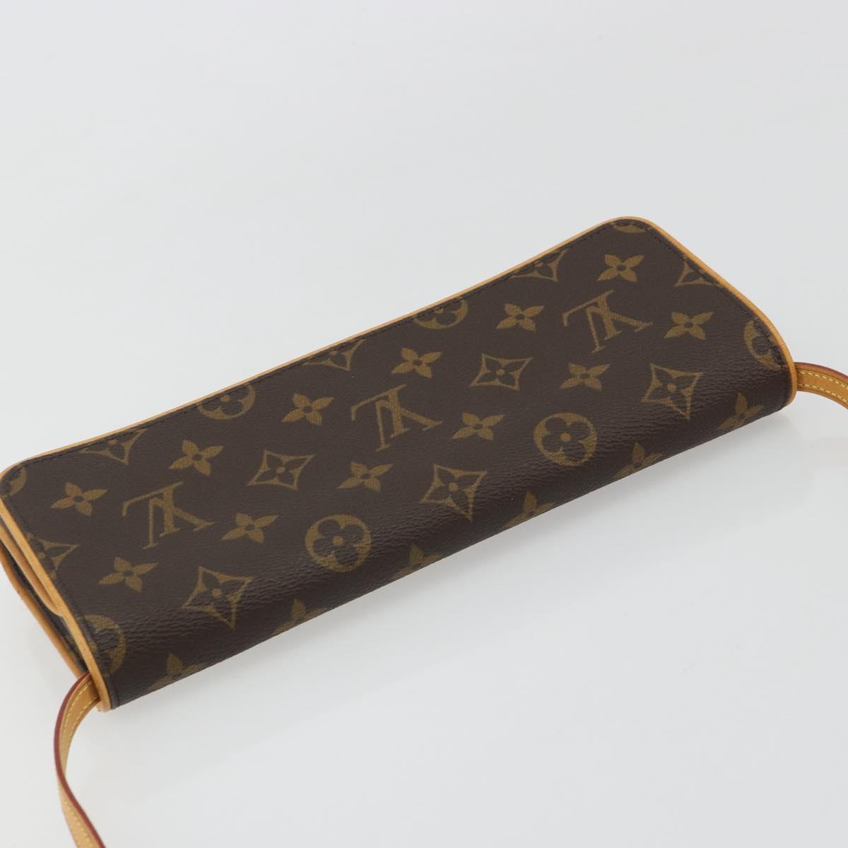 LOUIS VUITTON Monogram Pochette Twin GM Shoulder Bag M51852 LV Auth 189714V