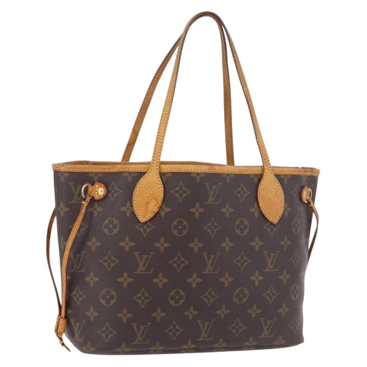 LOUIS VUITTON Monogram Neverfull PM Tote Bag M40155 LV Auth 189717