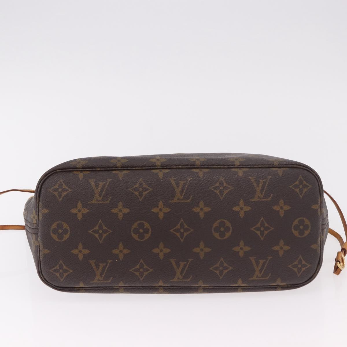 LOUIS VUITTON Monogram Neverfull PM Tote Bag M40155 LV Auth 189717