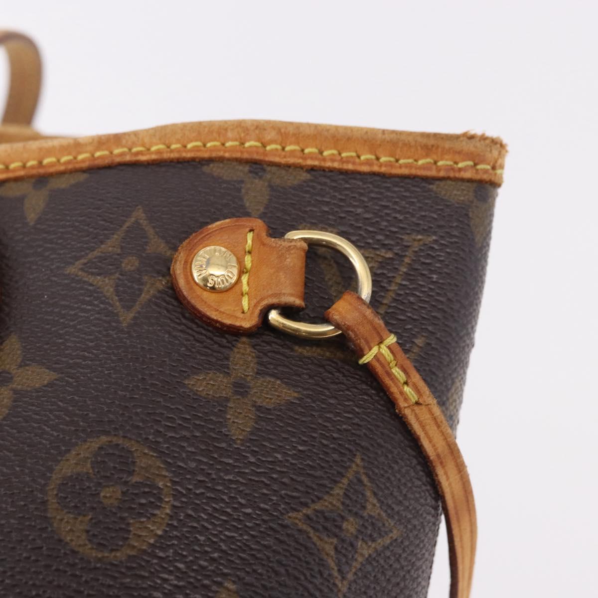 LOUIS VUITTON Monogram Neverfull PM Tote Bag M40155 LV Auth 189717