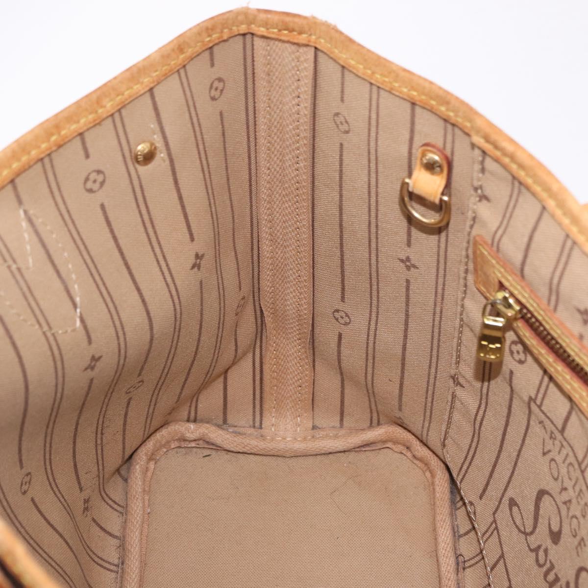 LOUIS VUITTON Monogram Neverfull PM Tote Bag M40155 LV Auth 189717