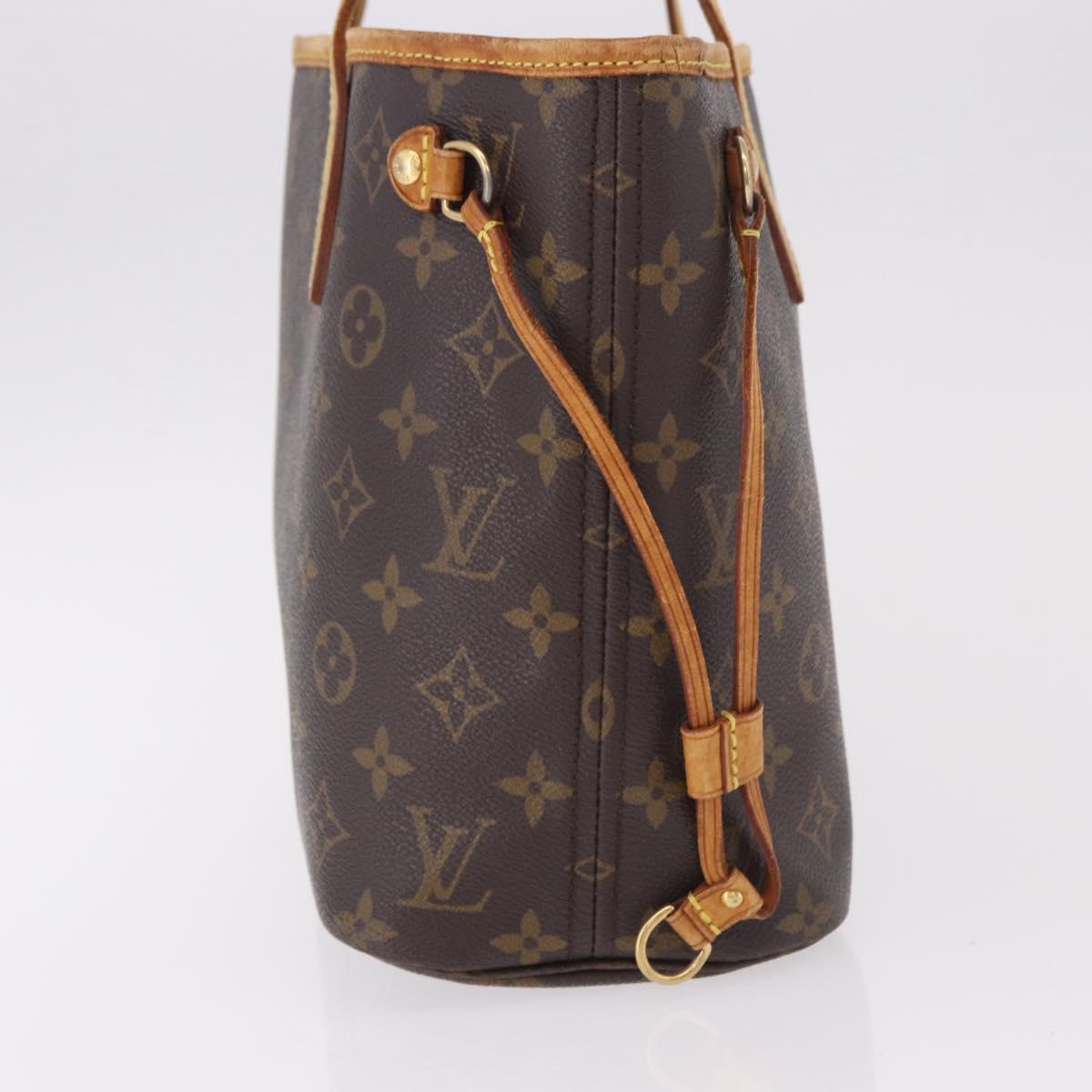 LOUIS VUITTON Monogram Neverfull PM Tote Bag M40155 LV Auth 189717