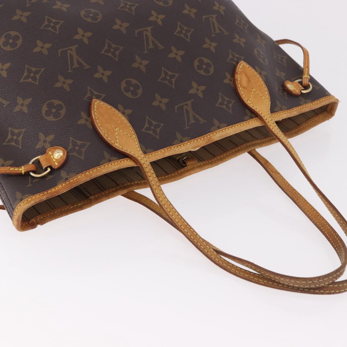 LOUIS VUITTON Monogram Neverfull PM Tote Bag M40155 LV Auth 189717