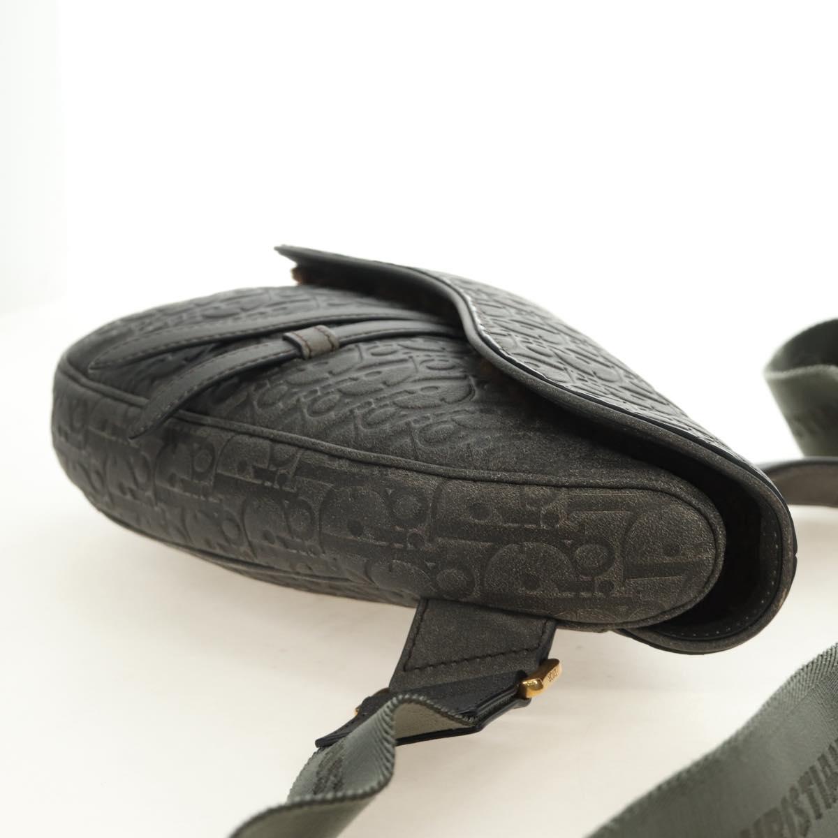 Christian Dior Trotter Canvas Saddle Bag DENIM TEARS Collaboration Auth 189721M