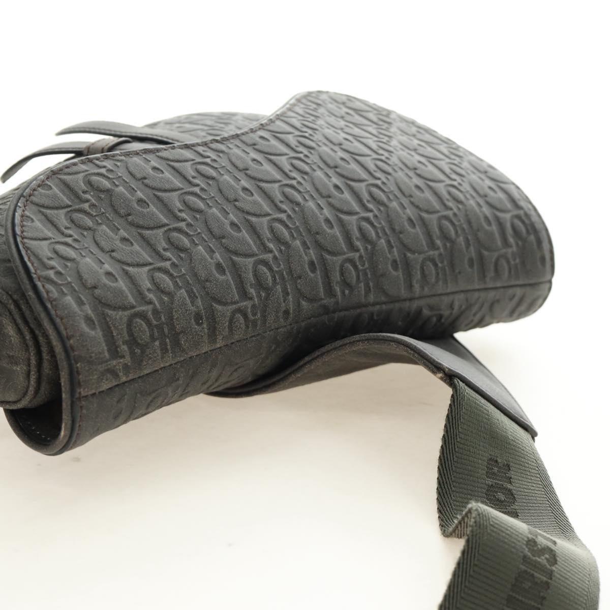 Christian Dior Trotter Canvas Saddle Bag DENIM TEARS Collaboration Auth 189721M
