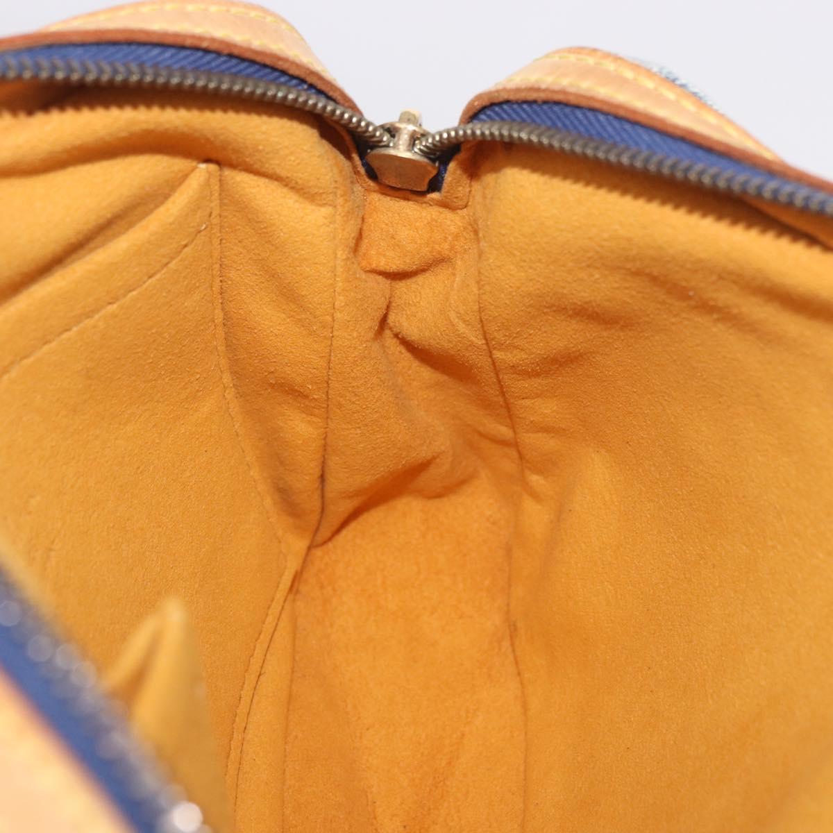 LOUIS VUITTON Monogram Denim Bum Bag Body Bag Blue M95347 LV Auth 189722SAV