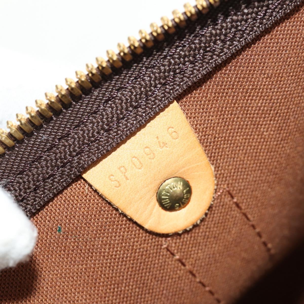 LOUIS VUITTON Monogram Keepall 45 Boston Bag M41428 LV Auth 189735V