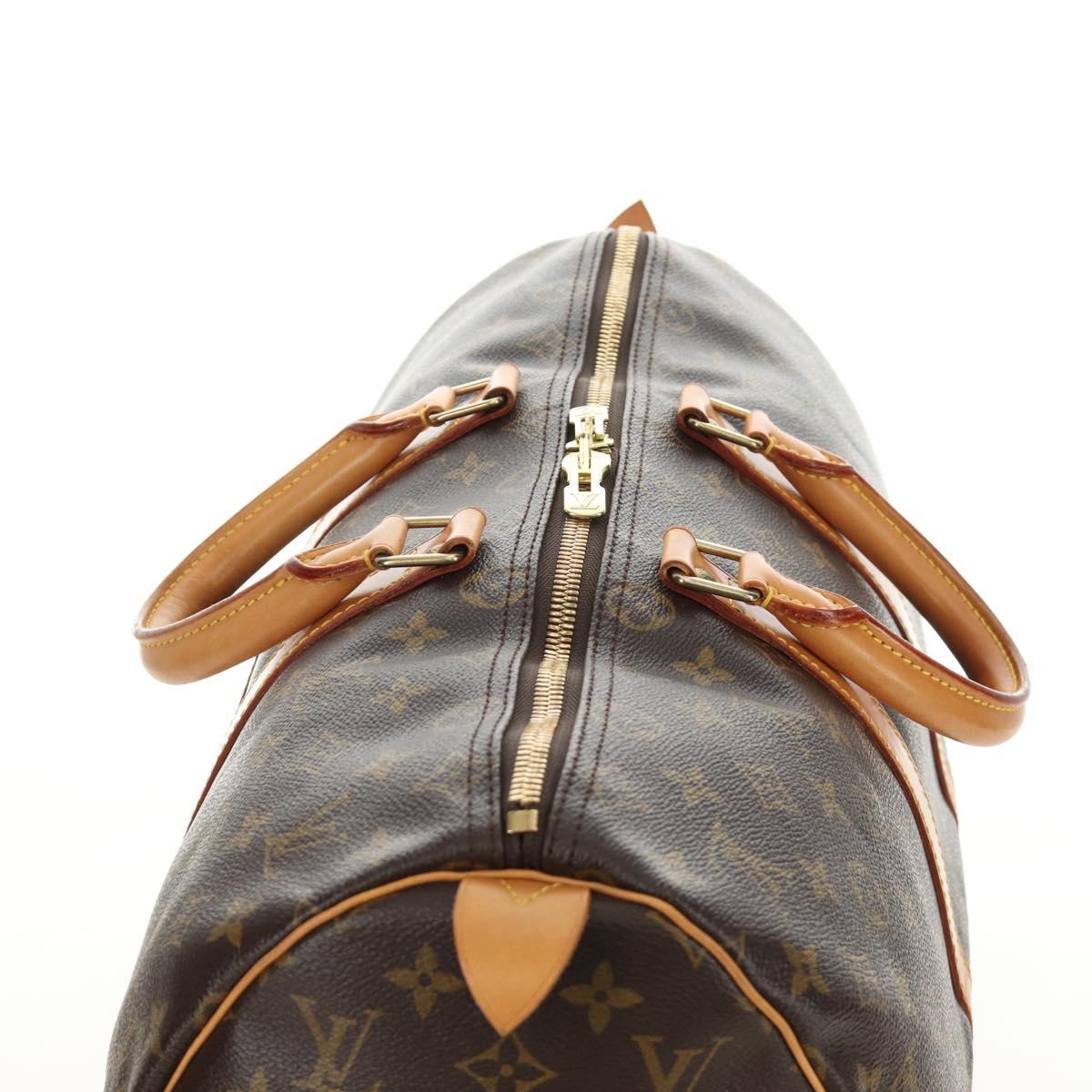 LOUIS VUITTON Monogram Keepall 45 Boston Bag M41428 LV Auth 189735V