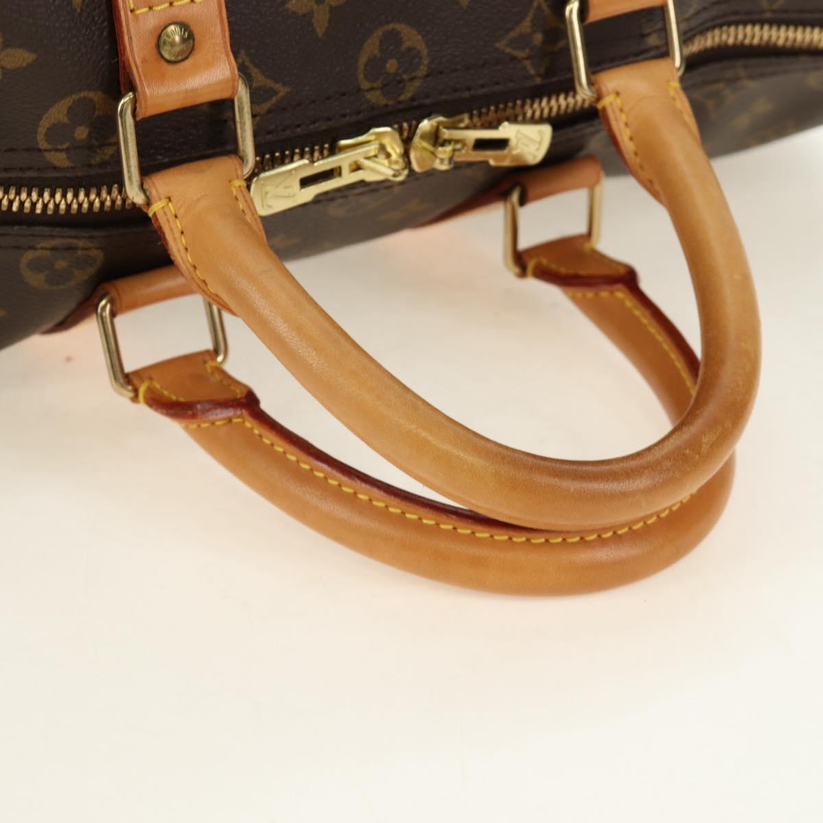 LOUIS VUITTON Monogram Keepall 45 Boston Bag M41428 LV Auth 189735V