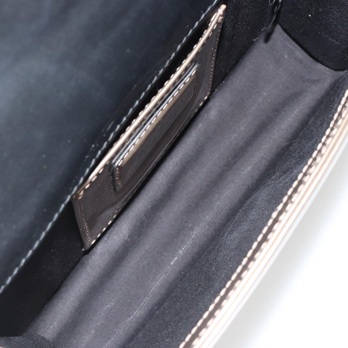 BVLGARI Serpenti Shoulder Bag Leather Gold Auth 189741A