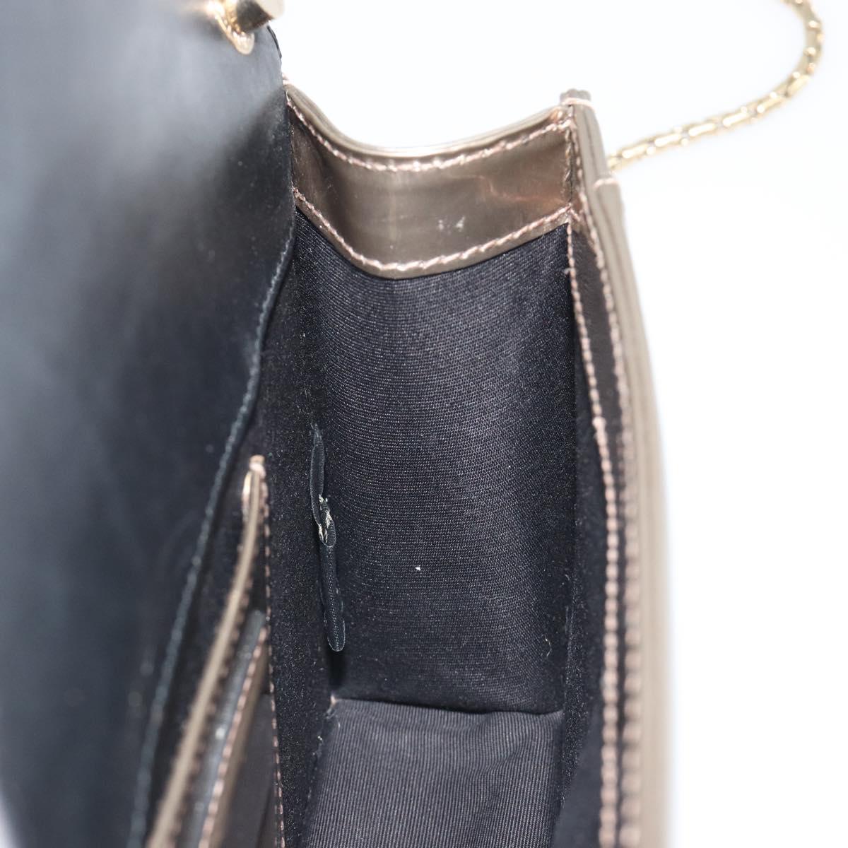 BVLGARI Serpenti Shoulder Bag Leather Gold Auth 189741A