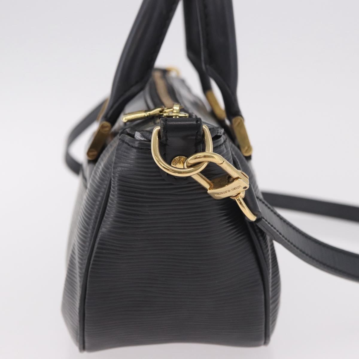 LOUIS VUITTON Epi Danura PM Hand Bag 2way Black M58912 LV Auth 189742A