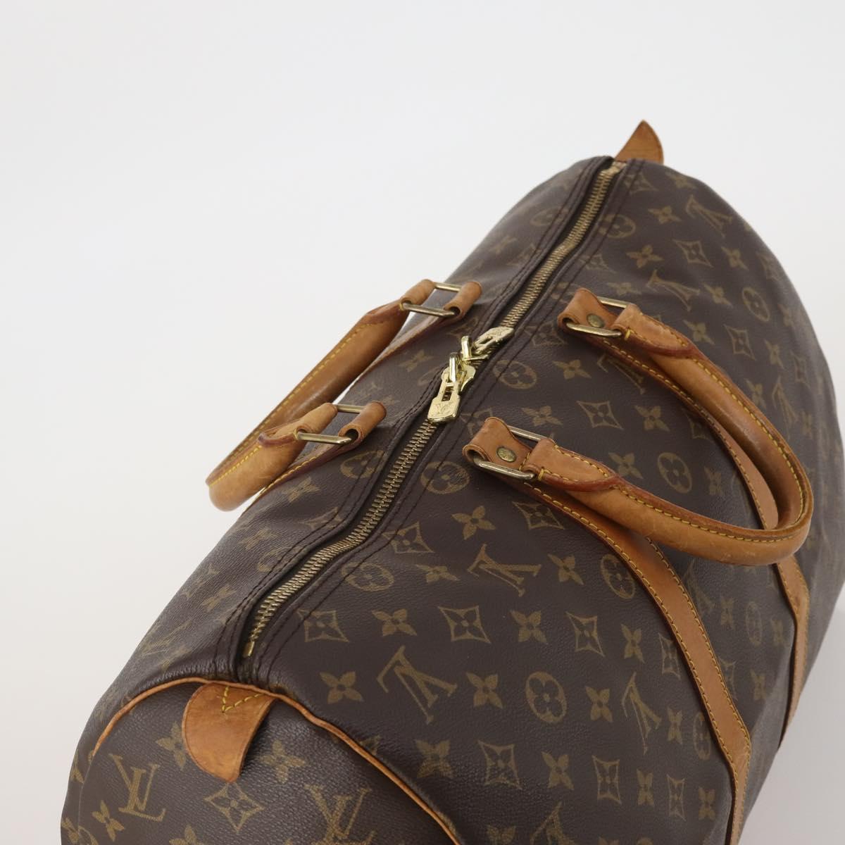 LOUIS VUITTON Monogram Keepall 45 Boston Bag M41428 LV Auth 189744