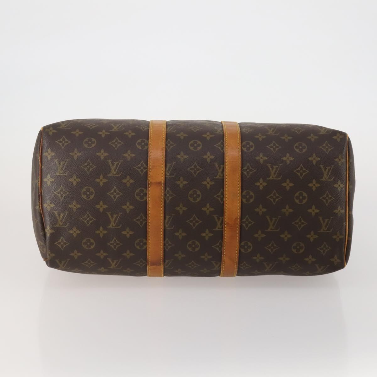 LOUIS VUITTON Monogram Keepall 45 Boston Bag M41428 LV Auth 189750