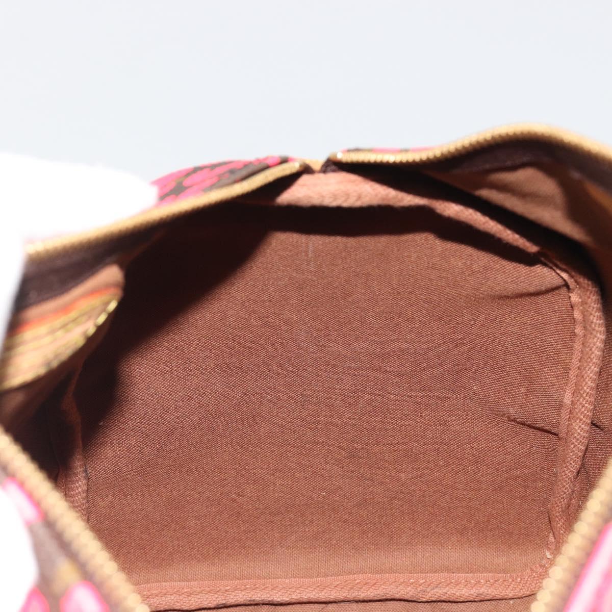 LOUIS VUITTON Monogram Graffiti Speedy 30 Hand Bag Pink M93704 LV Auth 189751SAM