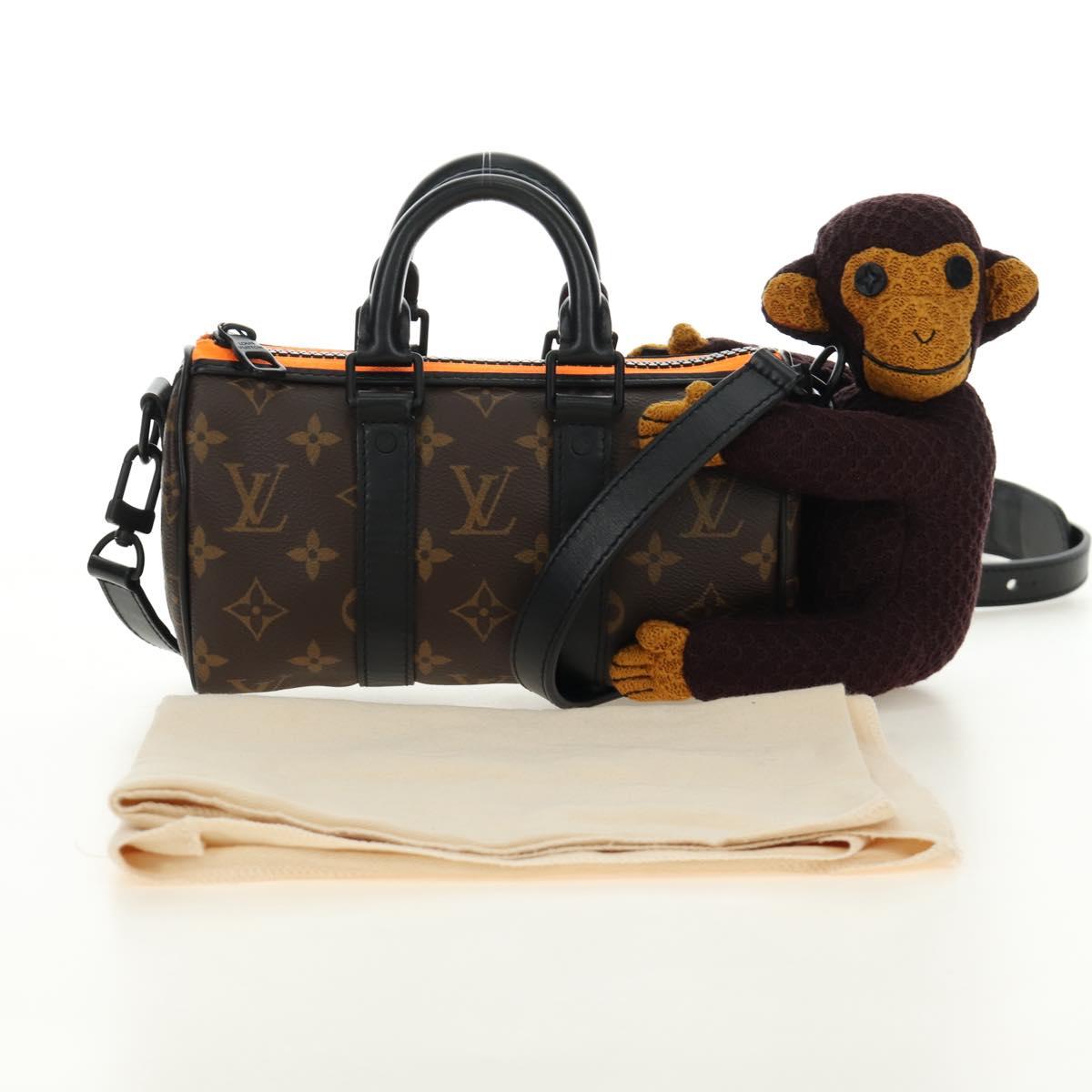 LOUIS VUITTON Monogram Monkey Puppet Keepall XS Bag M80118 LV Auth 189754SM