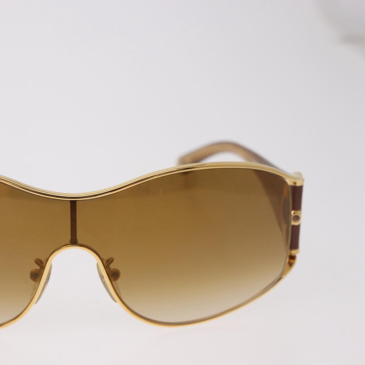 LOUIS VUITTON Jasmine Sunglasses metal Gold Tone Z0306U LV Auth 189759M