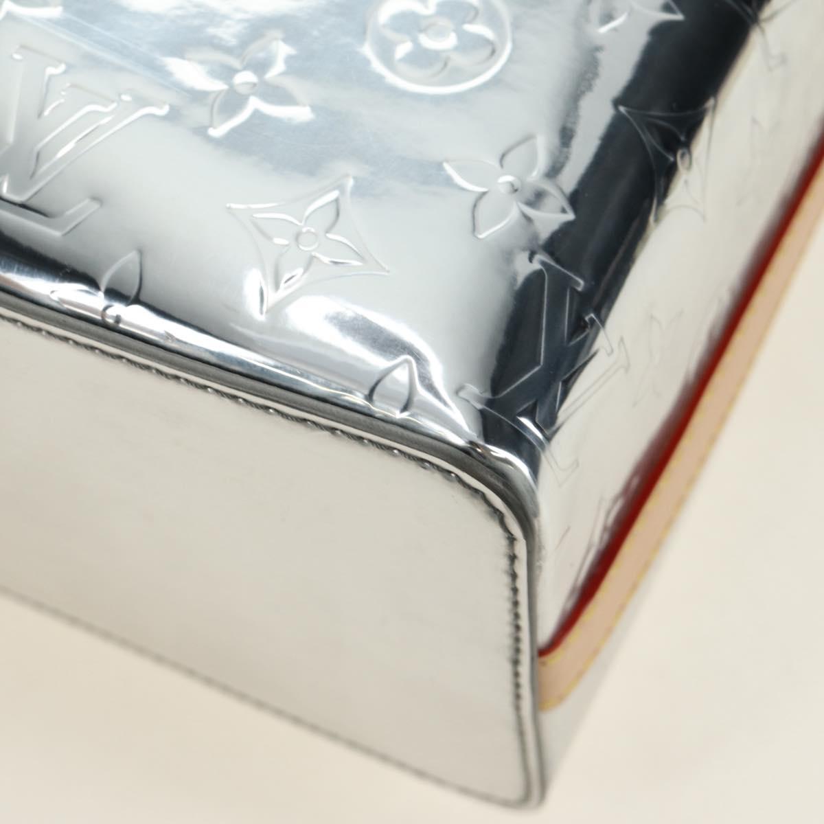 LOUIS VUITTON Monogram mirror Neo PDV Bag 2way Silver M58755 LV Auth 189765SM