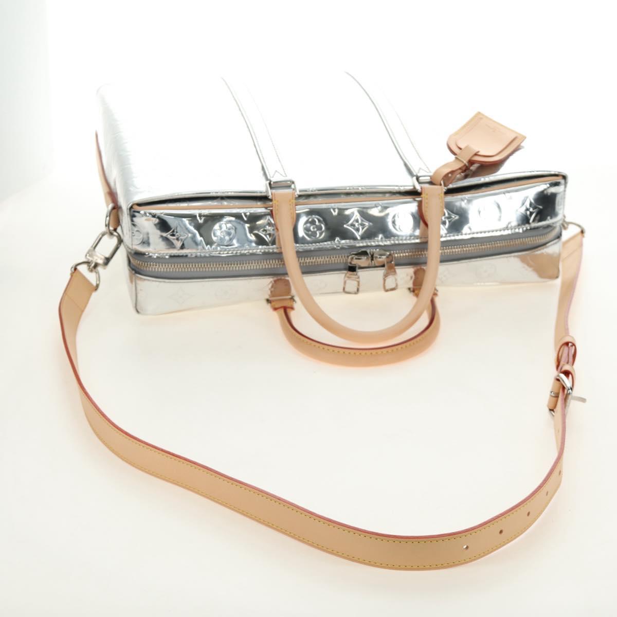 LOUIS VUITTON Monogram mirror Neo PDV Bag 2way Silver M58755 LV Auth 189765SM