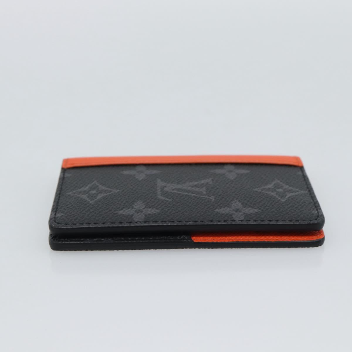 LOUIS VUITTON Monogram Eclipse Organizer De Poch Card Case M61696 Auth 189780M