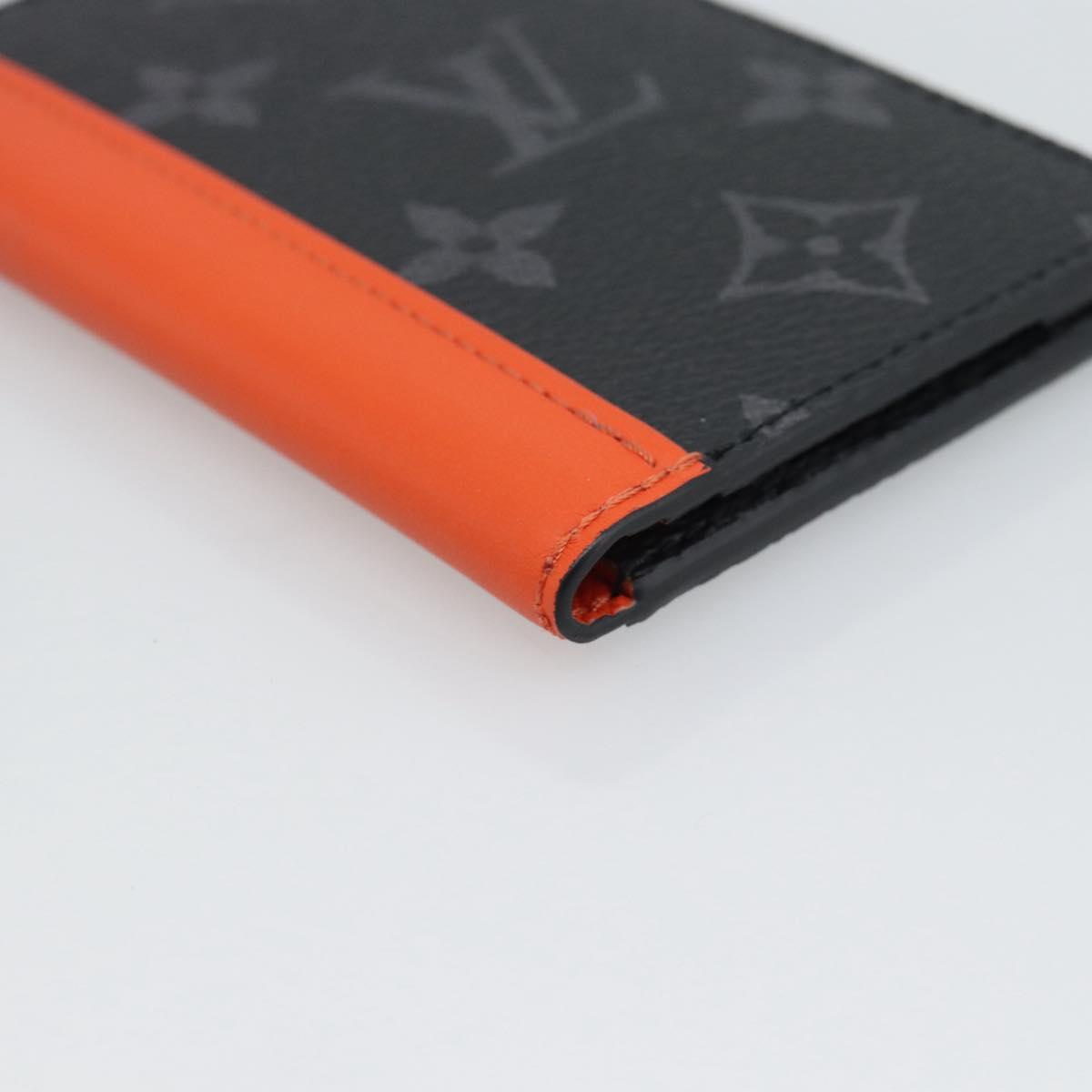 LOUIS VUITTON Monogram Eclipse Organizer De Poch Card Case M61696 Auth 189780M