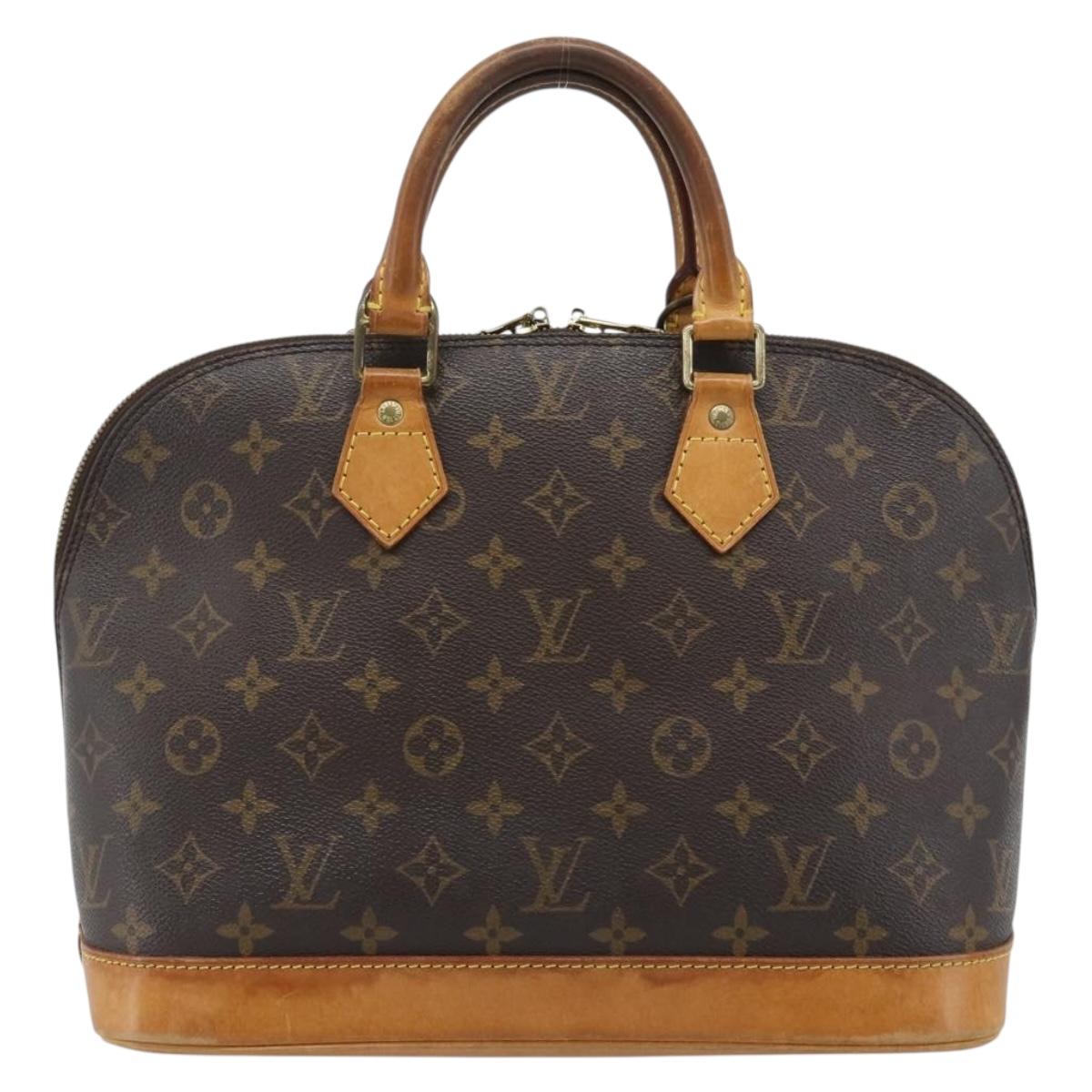 LOUIS VUITTON Monogram Alma Hand Bag M51130 LV Auth 189781