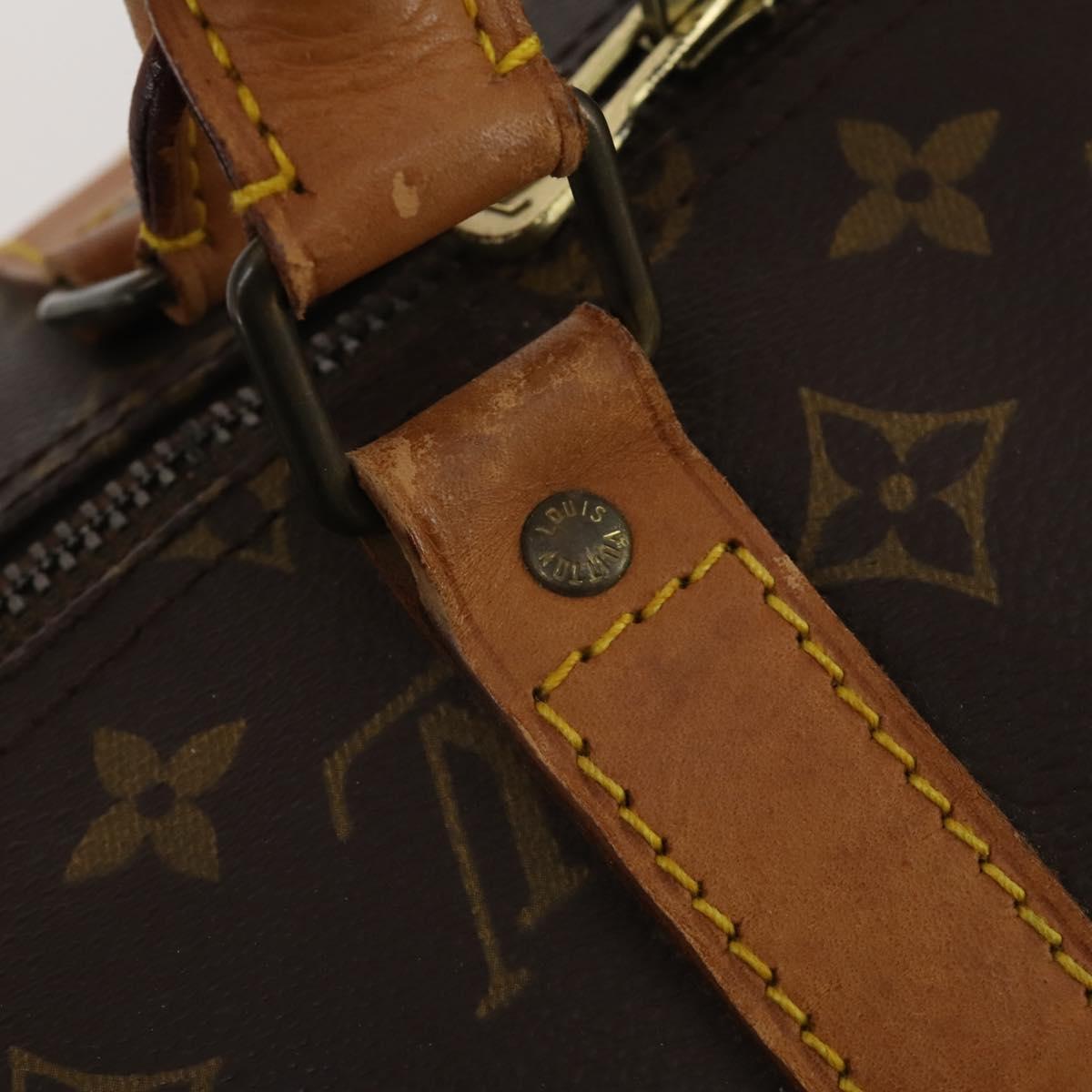LOUIS VUITTON Monogram Keepall 55 Boston Bag M41424 LV Auth 189785A