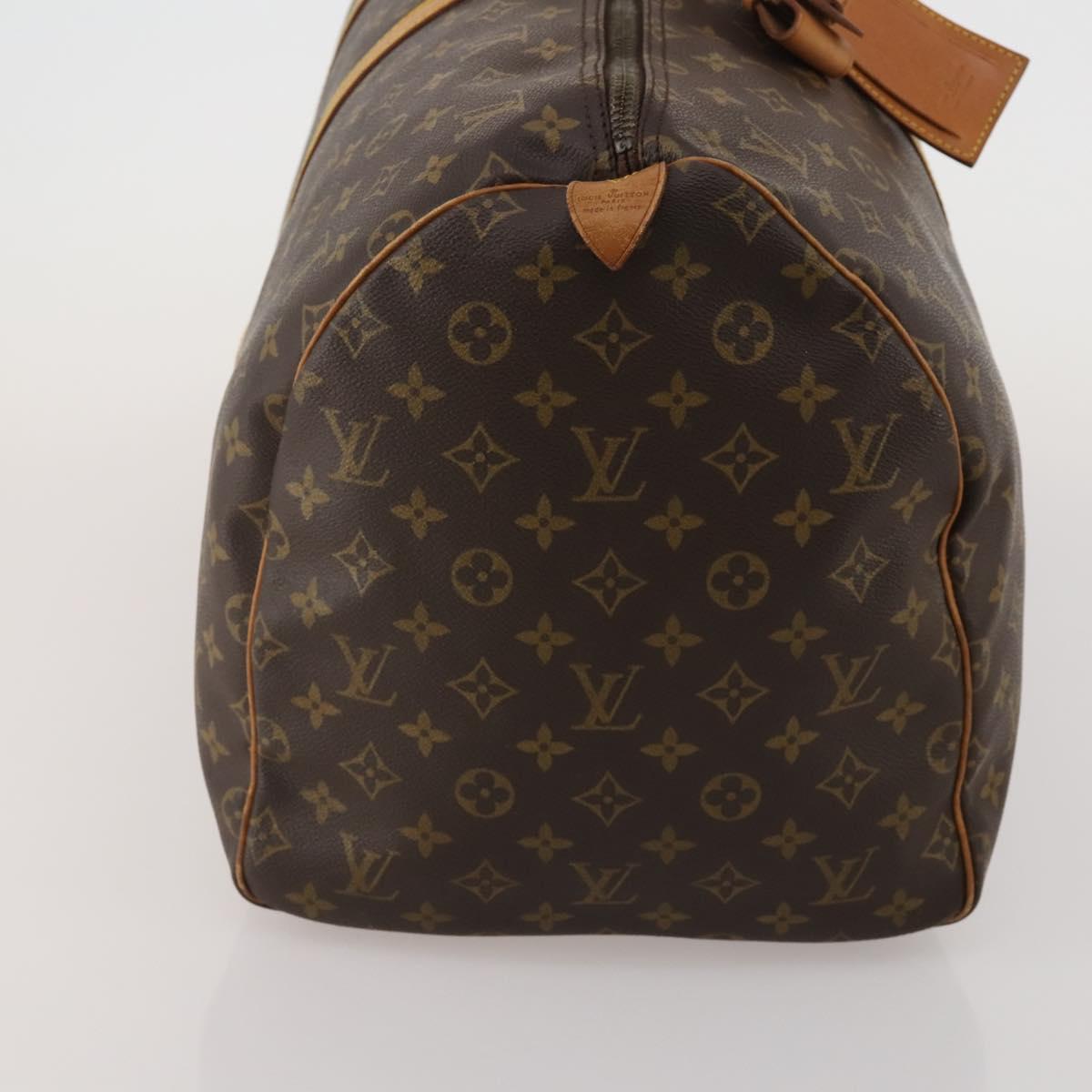 LOUIS VUITTON Monogram Keepall 55 Boston Bag M41424 LV Auth 189785A