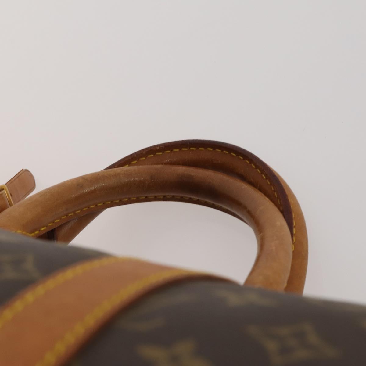 LOUIS VUITTON Monogram Keepall 55 Boston Bag M41424 LV Auth 189785A