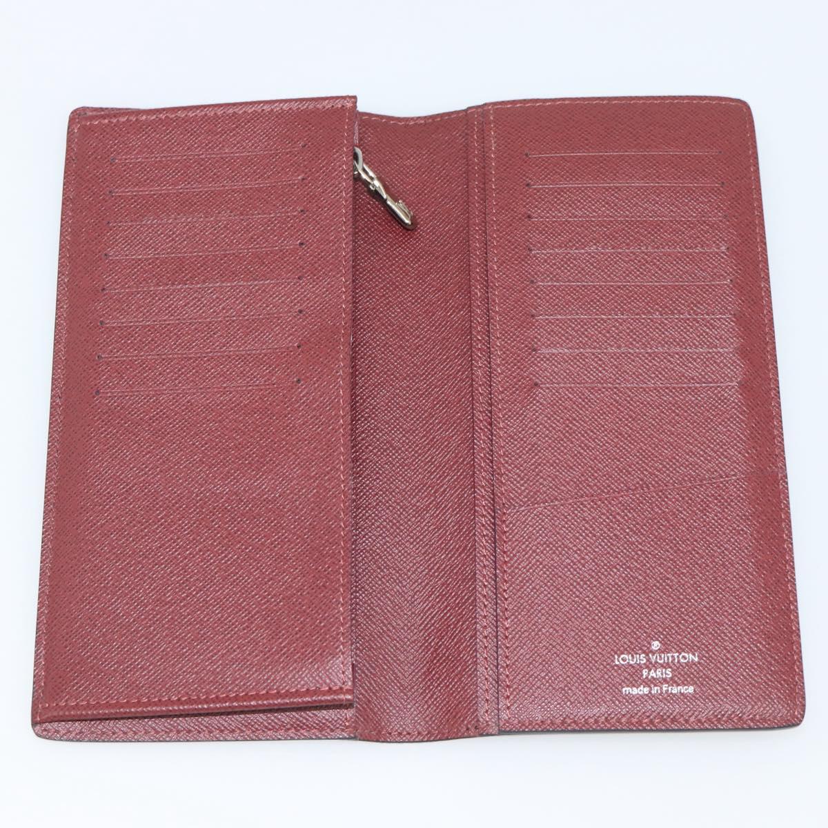 LOUIS VUITTON Damier Graphite Porte Feuille Brother Long Wallet LV Auth 189789M