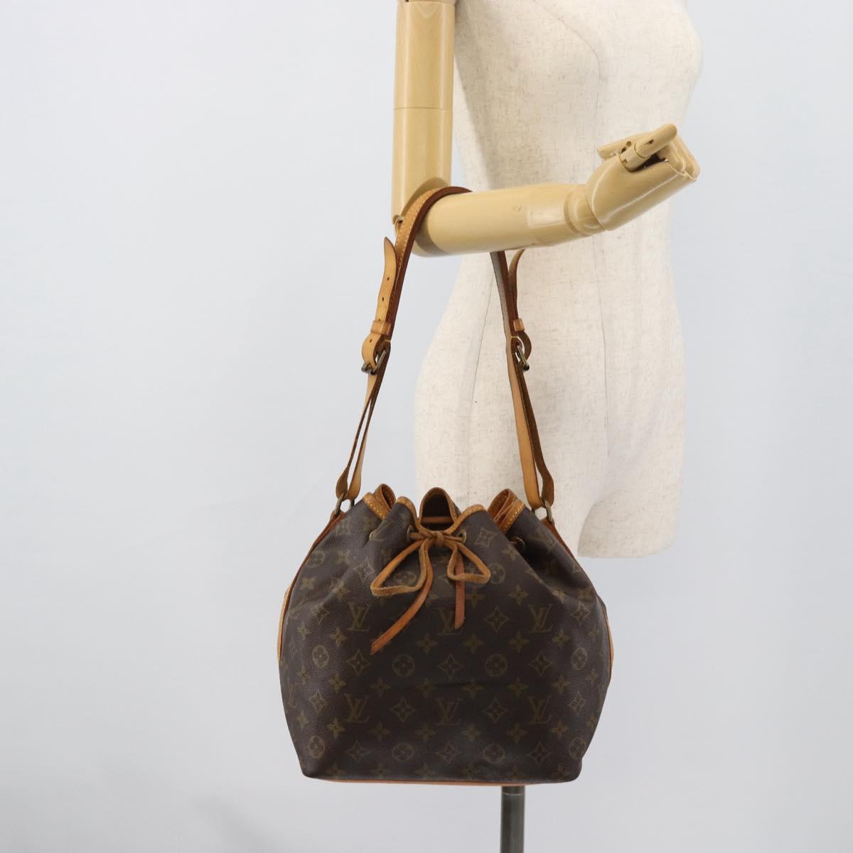 LOUIS VUITTON Monogram Petit Noe Shoulder Bag M42226 LV Auth 189793A