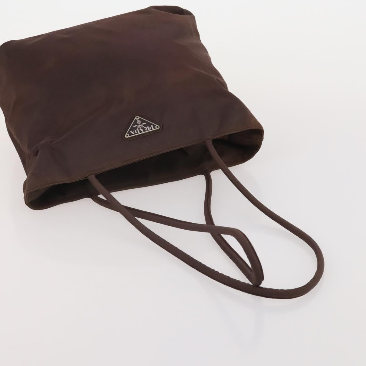 PRADA Hand Bag Nylon 3 Set Black Brown khaki Auth 189799