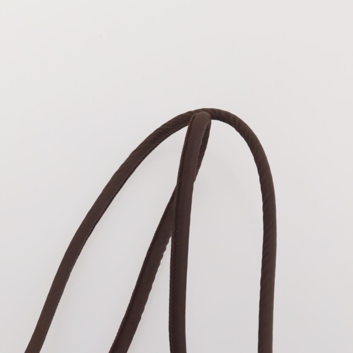PRADA Hand Bag Nylon 3 Set Black Brown khaki Auth 189799