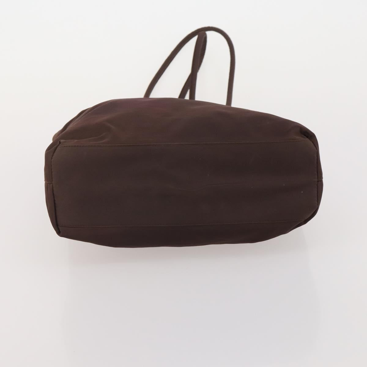PRADA Hand Bag Nylon 3 Set Black Brown khaki Auth 189799