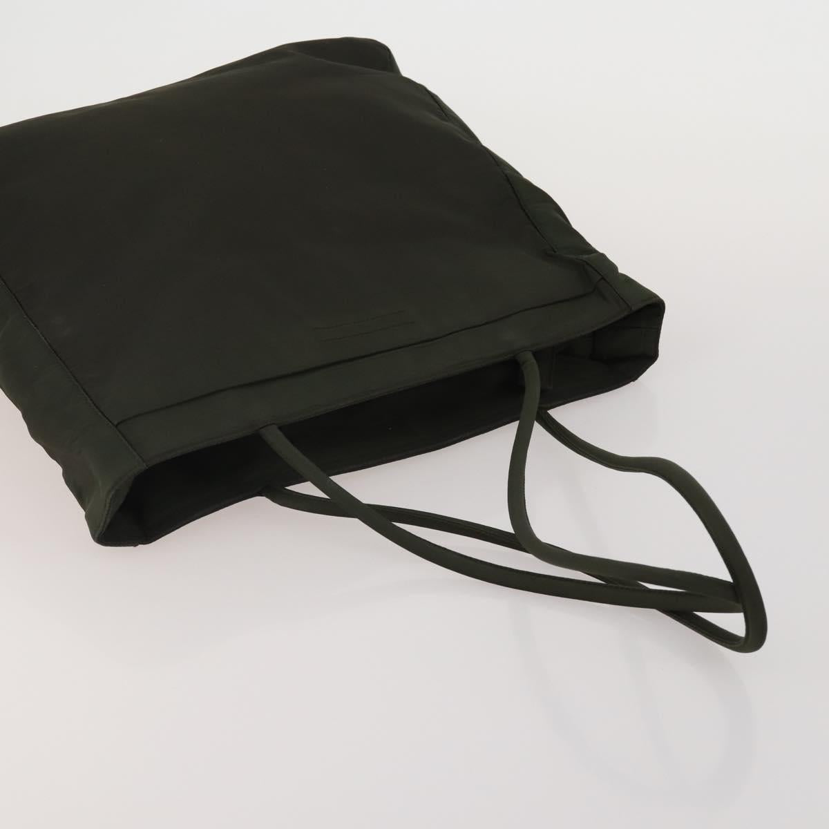 PRADA Hand Bag Nylon 3 Set Black Brown khaki Auth 189799