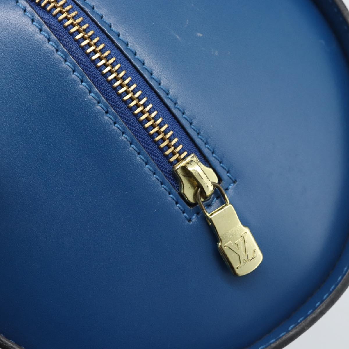 LOUIS VUITTON Epi Soufflot Hand Bag Blue M52225 LV Auth 189801A