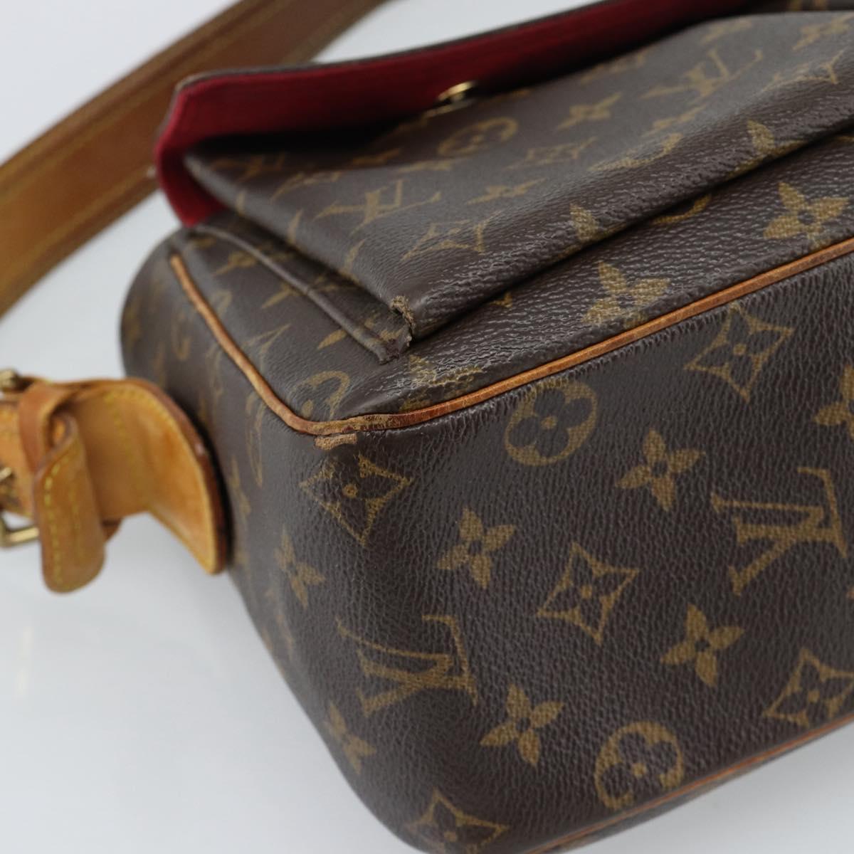 LOUIS VUITTON Monogram Viva Cite GM Shoulder Bag M51163 LV Auth 189808