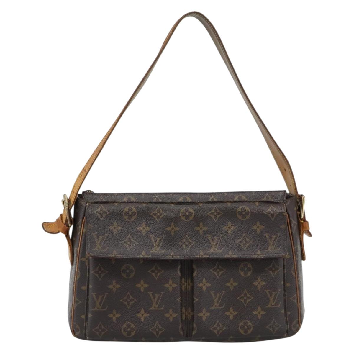 LOUIS VUITTON Monogram Viva Cite GM Shoulder Bag M51163 LV Auth 189808