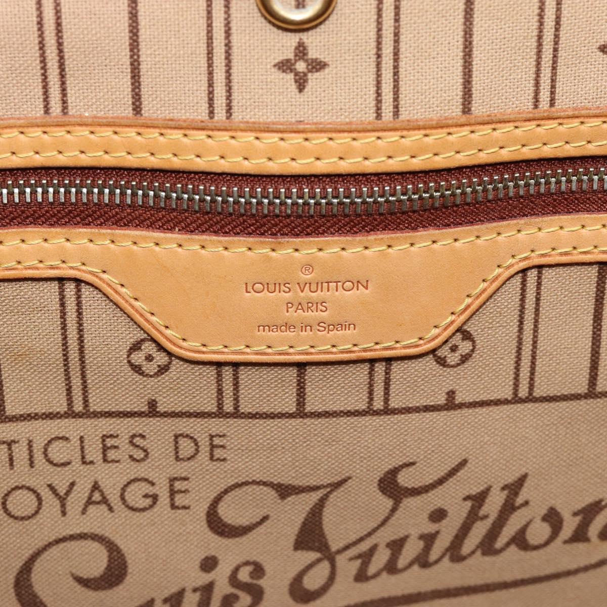 LOUIS VUITTON Monogram Neverfull MM Tote Bag M40156 LV Auth 189812A