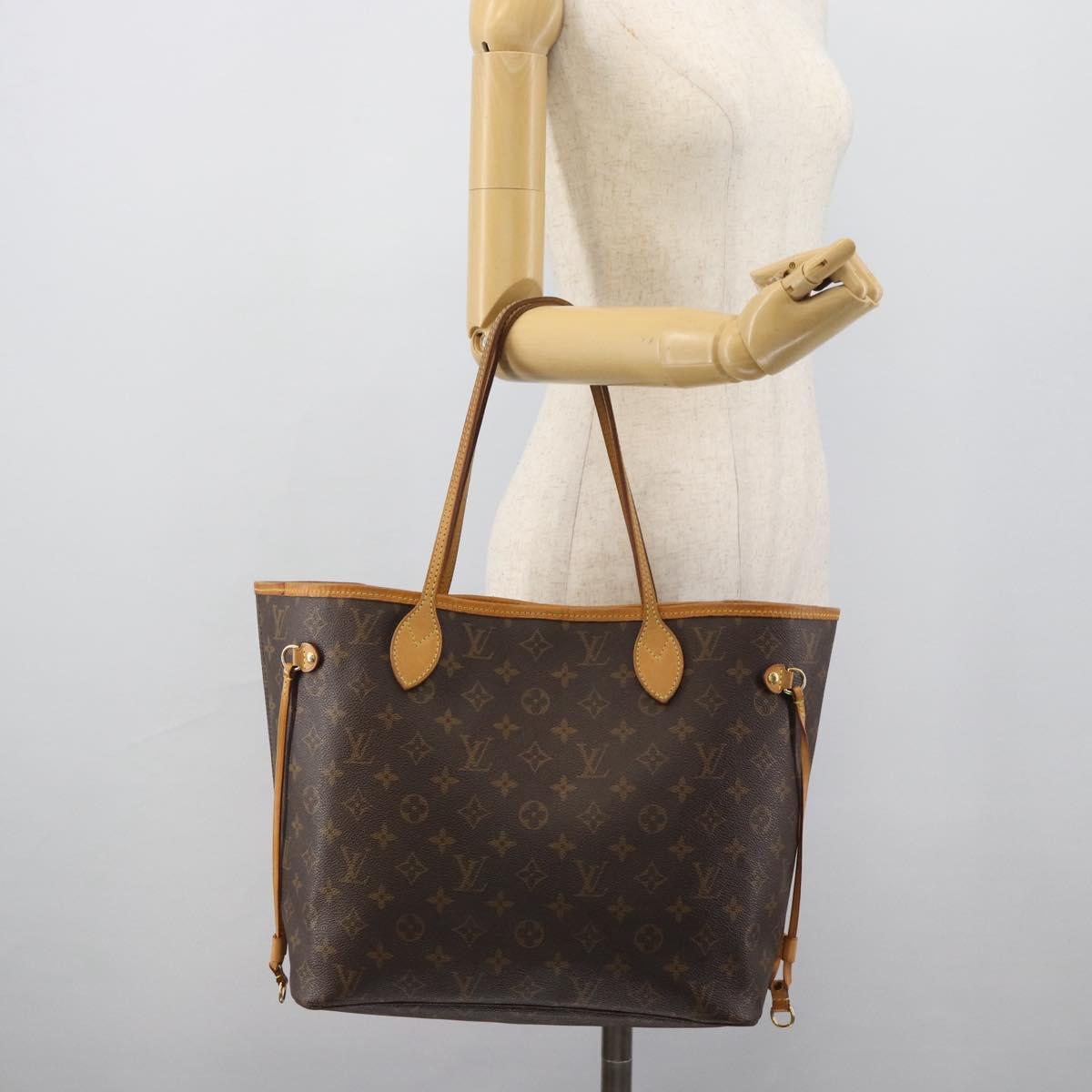 LOUIS VUITTON Monogram Neverfull MM Tote Bag M40156 LV Auth 189812A